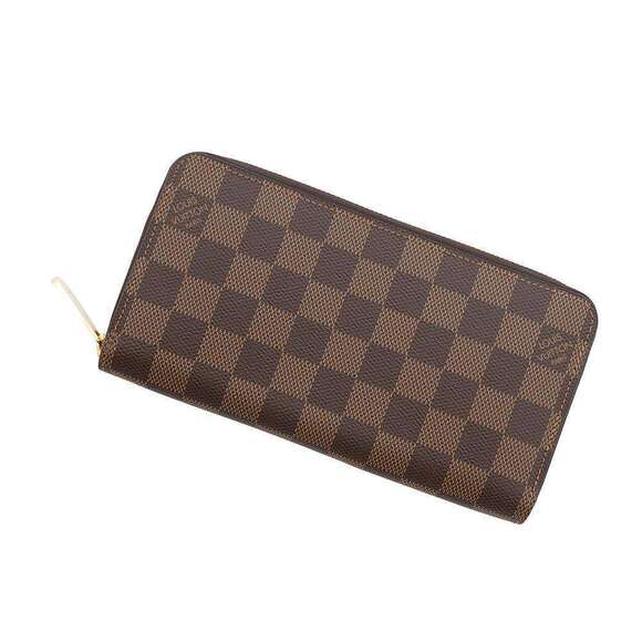 Louis Vuitton Damier Ebene Brown Zippy Wallet Long - Picture 1 of 9